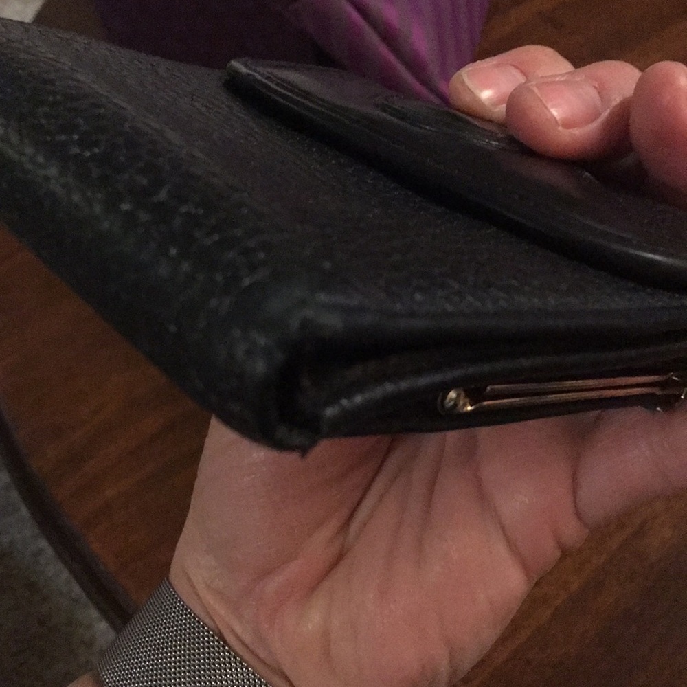 Dooney & Bourke Black Leather Wallet - Picture 4 of 8